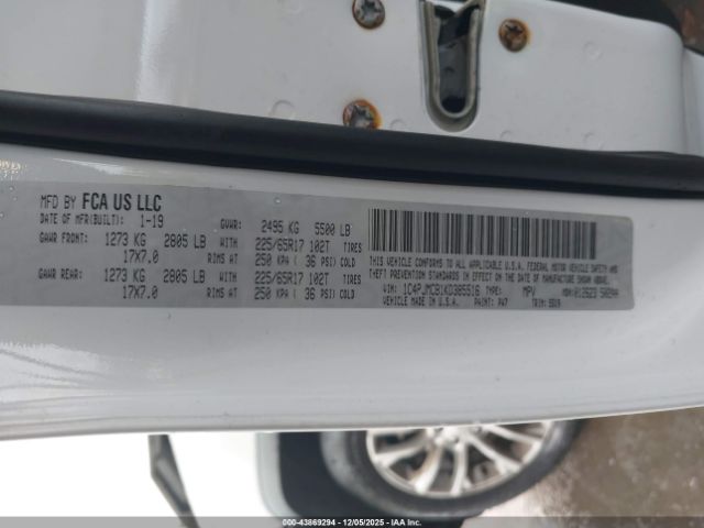 2019 JEEP CHEROKEE 1C4PJMCB1KD385516 Photo 8