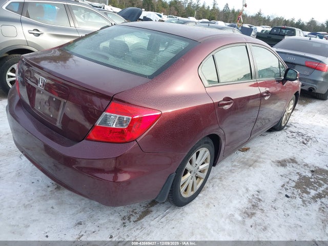 43869427 :رقم المزاد ، 2HGFB2F8XCH600927 vin ، 2012 Honda Civic Ex مزاد بيع