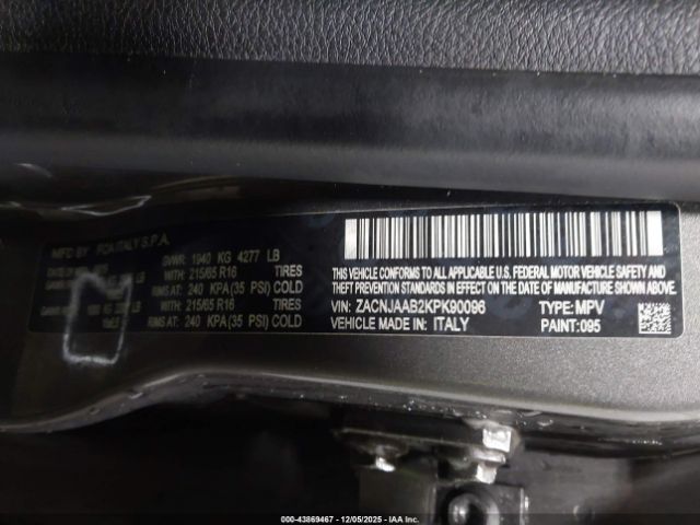 2019 JEEP RENEGADE ZACNJAAB2KPK90096 Photo 8