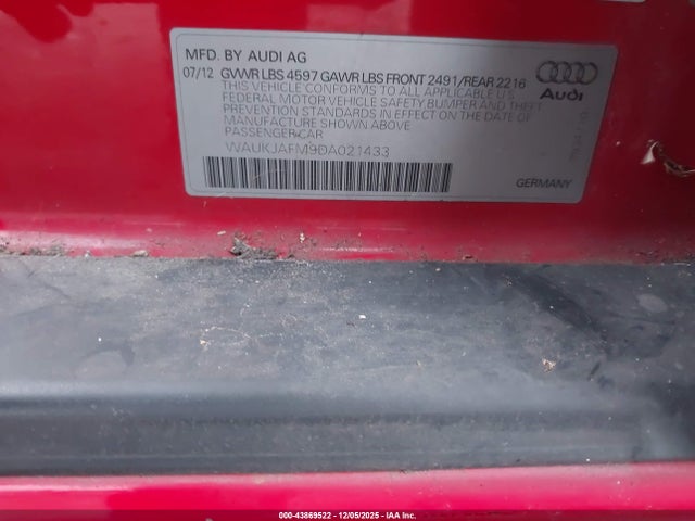 2013 AUDI A3 WAUKJAFM9DA021433 Photo 8