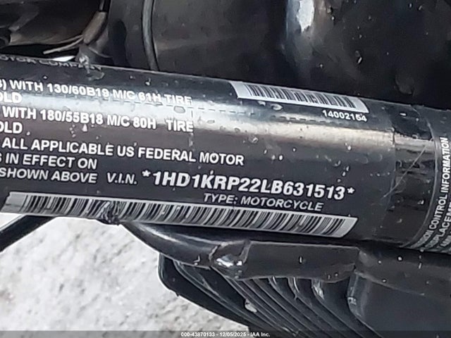 2020 HARLEY-DAVIDSON FLHXS 1HD1KRP22LB631513 Photo 9