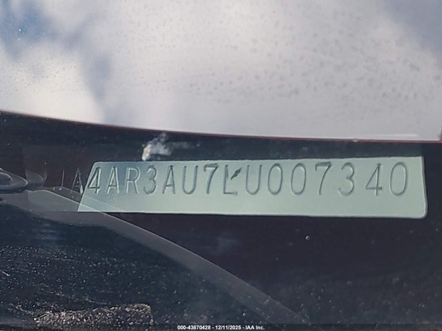 2020 Mitsubishi Outlander Sport 2.0 Sp Awc მანქანა იყიდება აუქციონზე, vin: JA4AR3AU7LU007340, აუქციონის ნომერი: 43870428