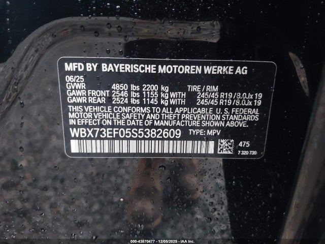 2025 BMW X1 WBX73EF05S5382609 Photo 8