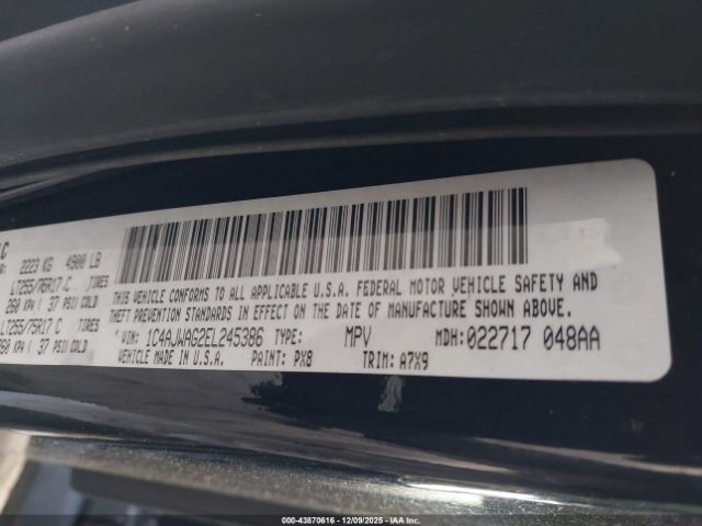 2014 JEEP WRANGLER 1C4AJWAG2EL245386 Photo 8