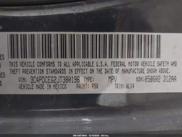 2018 DODGE JOURNEY 3C4PDCEG2JT380196 Photo 8