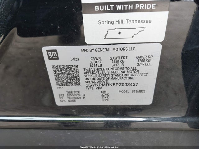 2023 CADILLAC LYRIQ 1GYKPMRK5PZ003427 Photo 8