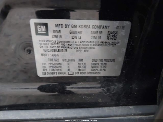 2020 BUICK ENCORE KL4CJASB6LB010128 Photo 8