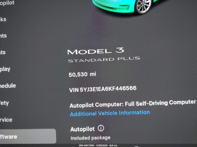 2019 TESLA MODEL 3 5YJ3E1EA6KF446566 Photo 6