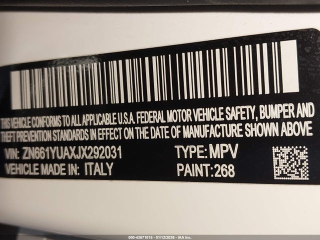 2018 MASERATI LEVANTE ZN661YUAXJX292031 Photo 8