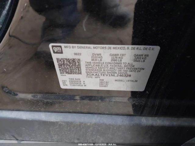 2022 GMC TERRAIN 3GKALTEV1NL246328 Photo 8