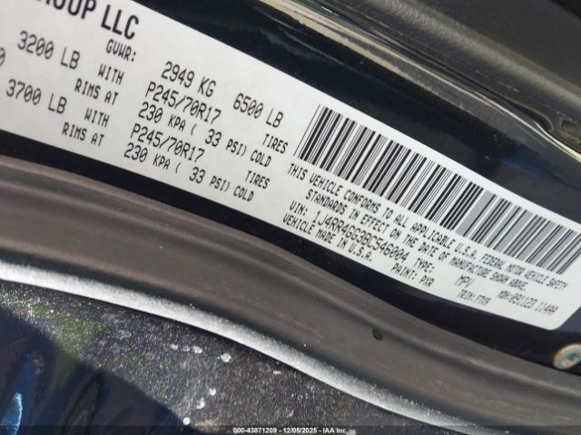 2011 JEEP GRAND CHEROKEE 1J4RR4GG3BC546004 Photo 8