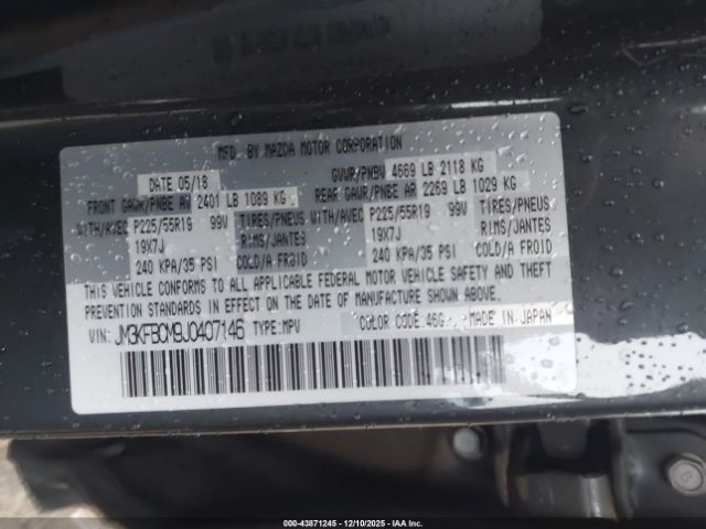 2018 MAZDA CX-5 JM3KFBCM9J0407146 Photo 8