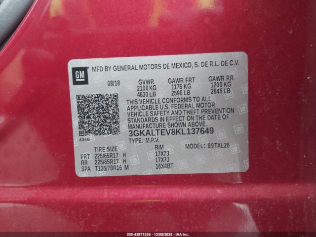 2019 GMC TERRAIN 3GKALTEV8KL137649 Photo 8