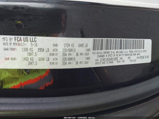 2017 CHRYSLER PACIFICA 2C4RC1BG3HR518555 Photo 8