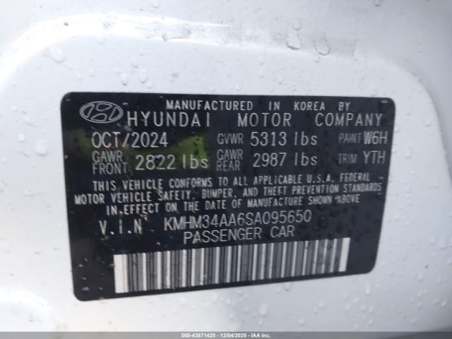 2025 HYUNDAI IONIQ 6 KMHM34AA6SA095650 Photo 8