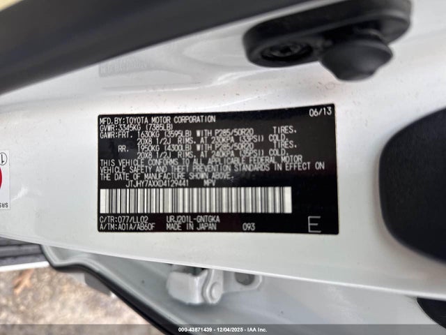 2013 LEXUS LX 570 JTJHY7AXXD4129441 Photo 8