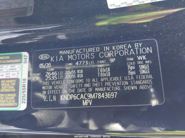 2021 KIA SPORTAGE KNDP6CAC9M7843697 Photo 8