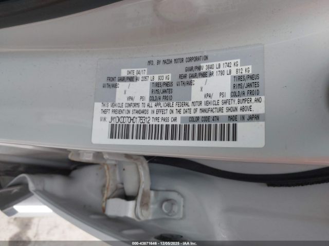2017 MAZDA CX-3 JM1DKDD70H0176312 Photo 8