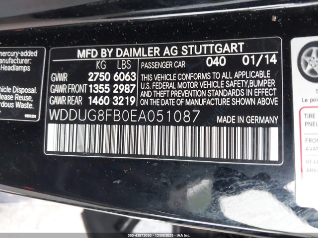 Mercedes-Benz S 550 4matic 2014 WDDUG8FB0EA051087 Image 9