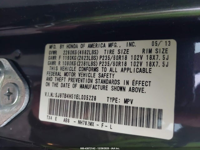 2014 ACURA RDX 5J8TB4H51EL005228 Photo 8