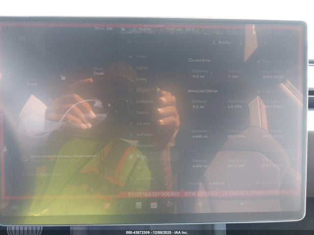 2025 TESLA MODEL 3 5YJ3E1EA5SF906932 Photo 6