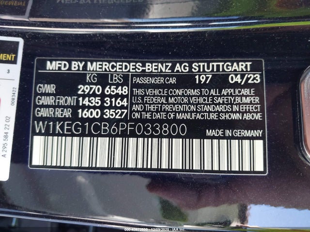 2023 MERCEDES-BENZ EQE 350 W1KEG1CB6PF033800 Photo 8