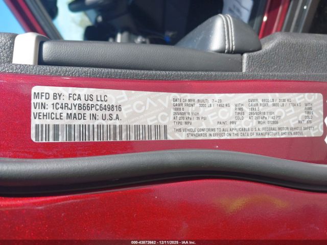 2023 JEEP GRAND CHEROKEE 4XE 1C4RJYB66PC649816 Photo 8