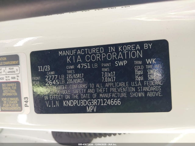 2024 KIA SPORTAGE HYBRID KNDPU3DG3R7124666 Photo 8