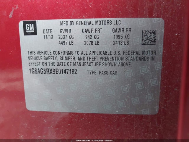 2014 CADILLAC ATS 1G6AG5RX9E0147182 Photo 8