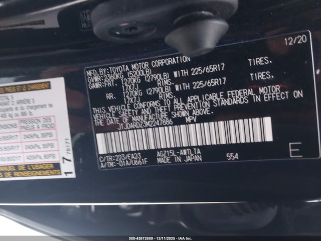 2021 LEXUS NX 300 JTJDARDZ3M2247886 Photo 8