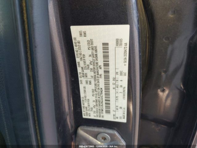 2018 FORD ESCAPE 1FMCU9J92JUC78424 Photo 8