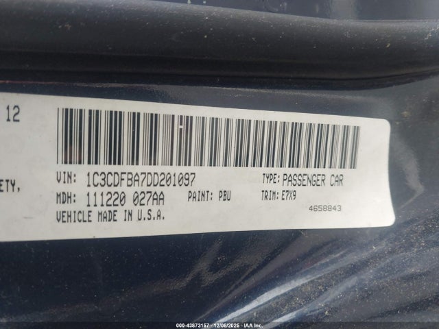 2013 DODGE DART 1C3CDFBA7DD201097 Photo 8