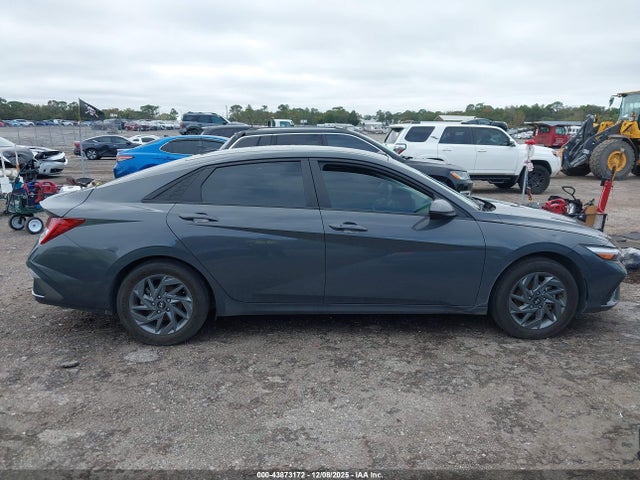 43873172 :رقم المزاد ، KMHLM4DJ8RU107598 vin ، 2024 Hyundai Elantra Hybrid Blue مزاد بيع
