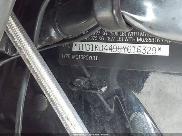 2008 HARLEY-DAVIDSON FLHX 1HD1KB4498Y616329 Photo 9