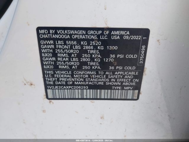 2023 VOLKSWAGEN ATLAS CROSS SPORT 1V2JE2CAXPC206293 Photo 8