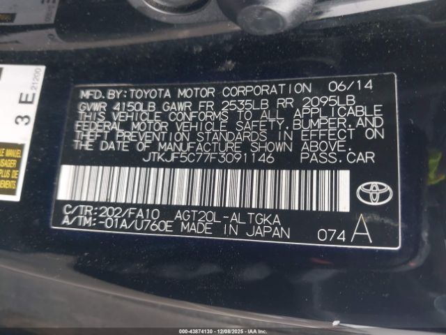 2015 SCION TC JTKJF5C77F3091146 Photo 8