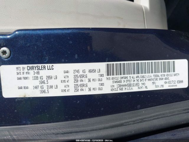 2008 DODGE GRAND CARAVAN 1D8HN44H58B161053 Photo 8