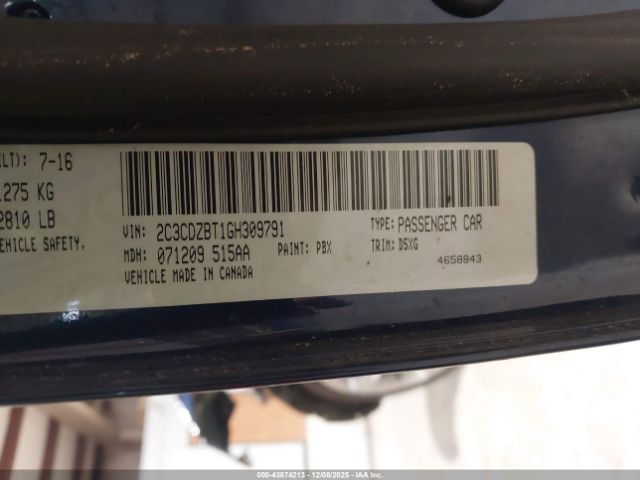 2016 DODGE CHALLENGER 2C3CDZBT1GH309791 Photo 8