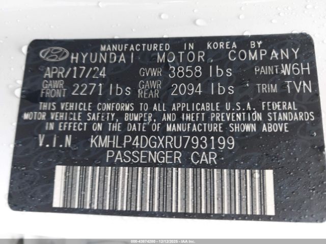 2024 HYUNDAI ELANTRA KMHLP4DGXRU793199 Photo 8