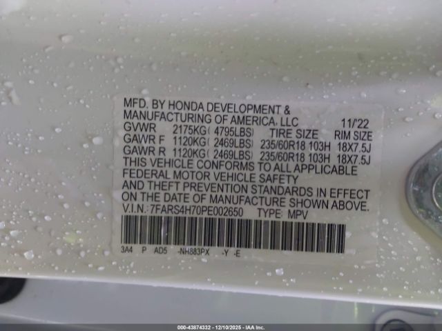 2023 HONDA CR-V 7FARS4H70PE002650 Photo 8