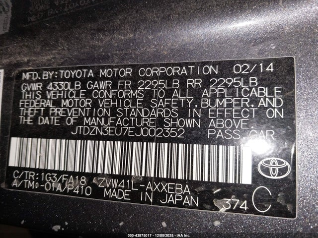 Toyota Prius V Three 2014 JTDZN3EU7EJ002352 Image 9