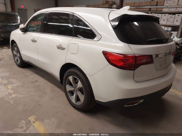 2014 ACURA MDX 5FRYD3H29EB016073 Photo 2
