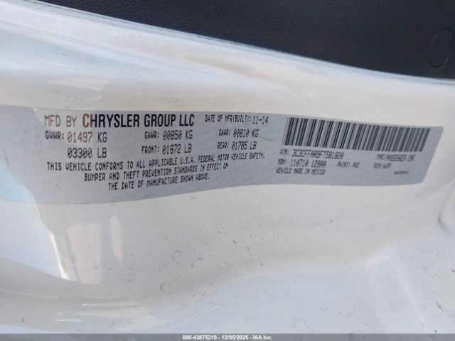 2015 FIAT 500 3C3CFFAR9FT581820 Photo 8