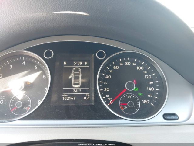 2012 VOLKSWAGEN CC WVWMP7AN9CE503114 Photo 6
