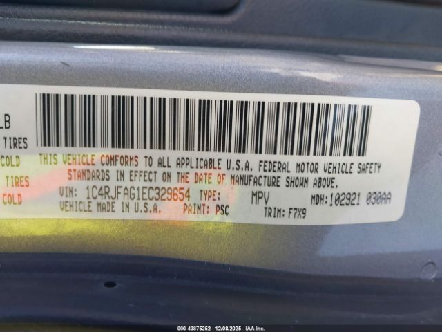 2014 JEEP GRAND CHEROKEE 1C4RJFAG1EC329654 Photo 8