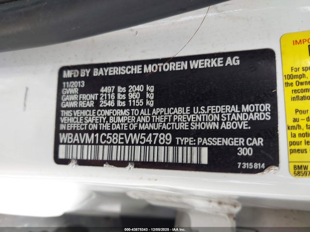 BMW X1 Sdrive28i 2014 WBAVM1C58EVW54789 Image 9