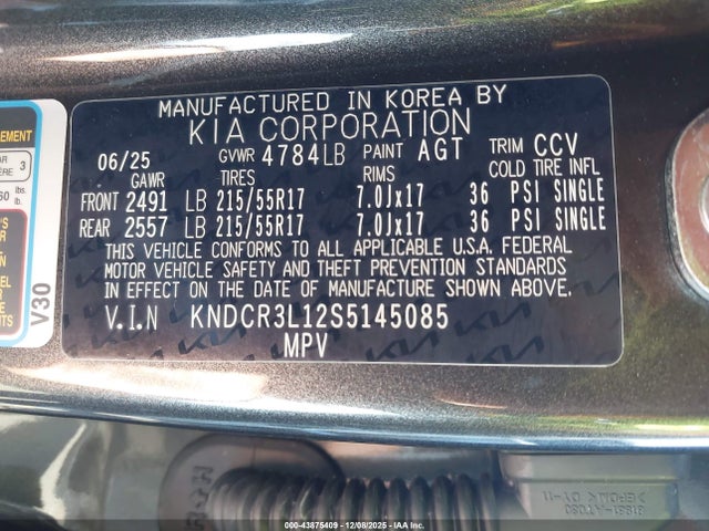 KIA Niro Ev Wind 2025 KNDCR3L12S5145085 Image 9
