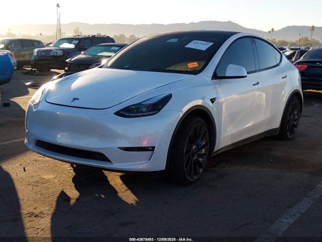 2022 TESLA MODEL Y 7SAYGDEF5NF403843 Photo 1
