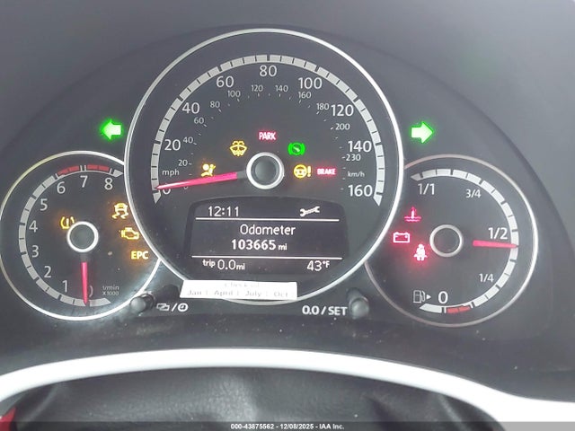 3VW507AT9GM809167 Volkswagen Beetle 1.8t Se