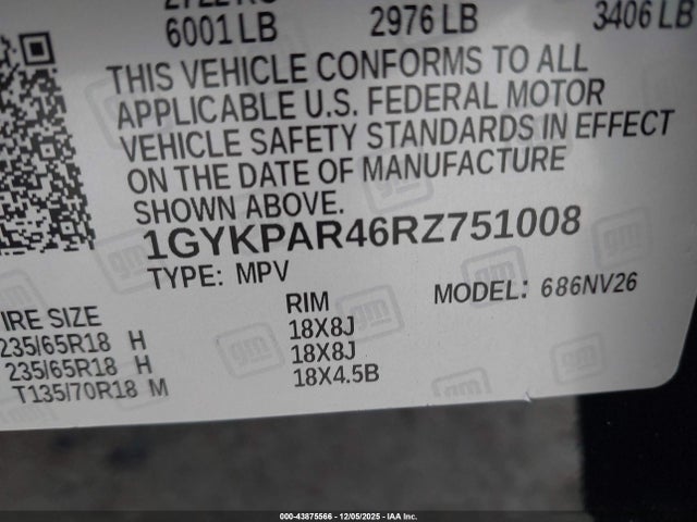 2024 CADILLAC XT6 1GYKPAR46RZ751008 Photo 8